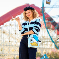 Mini bolso de lona con la cara de Donald Duck