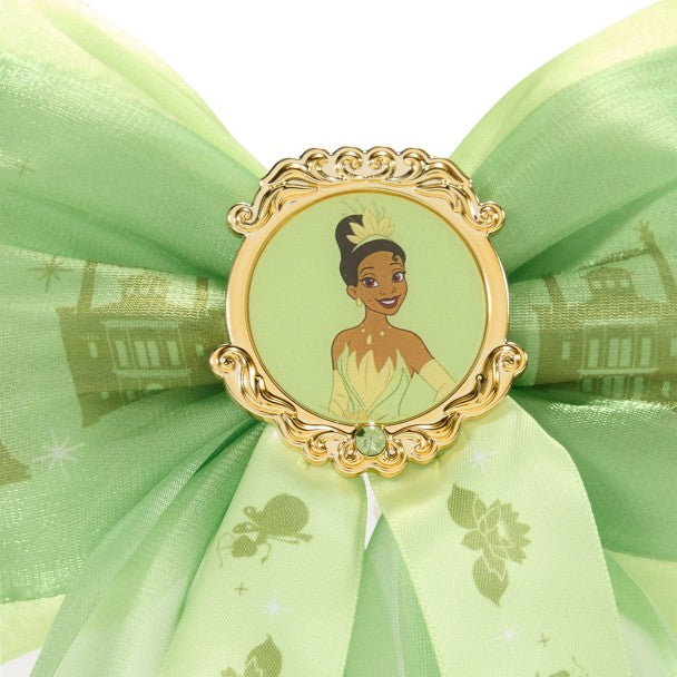 Pinche para el pelo con lazo iluminado de Tiana