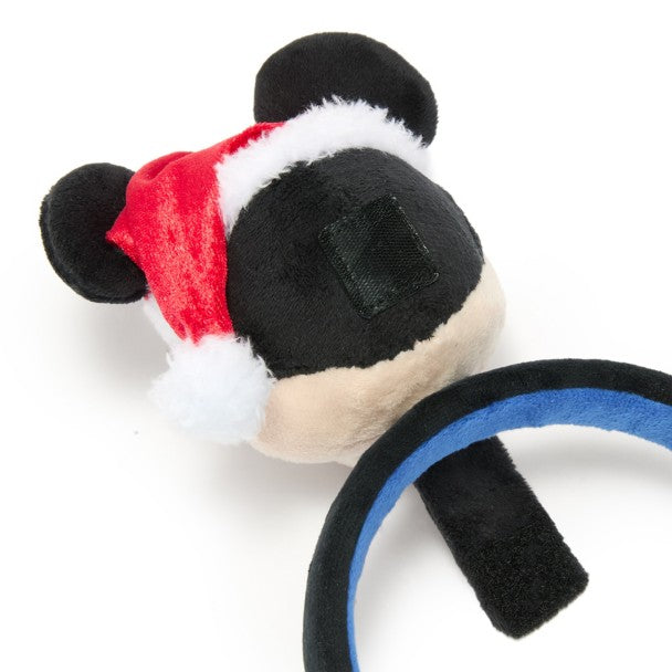Diadema mini de peluche Mickey Mouse Papá Noel