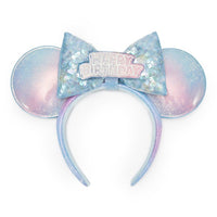 Cintillo de orejas Minnie Mouse «Feliz cumpleaños» para adultos