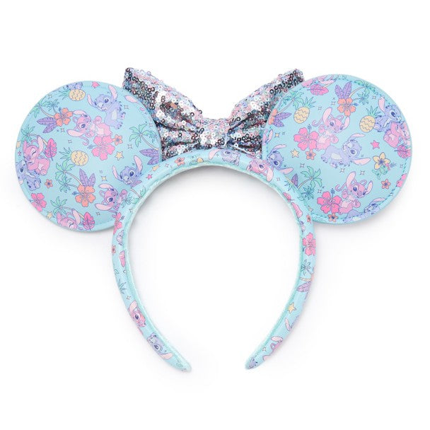 Diadema de orejas de Stitch y Angel para adultos