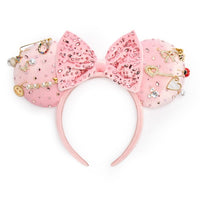 Diadema con orejas y dijes de Minnie Mouse