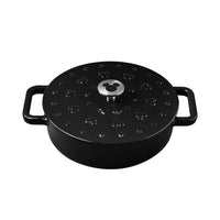 Olla baja de hierro fundido Mickey 24 cm