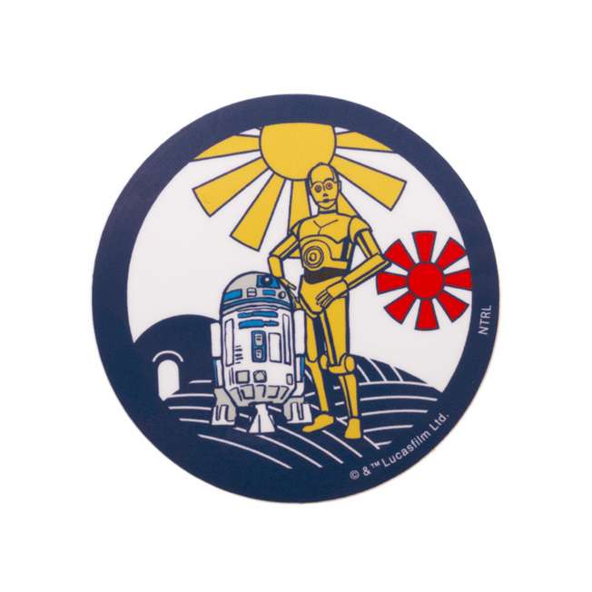 Sticker Star Wars C-3PO y R2-D2