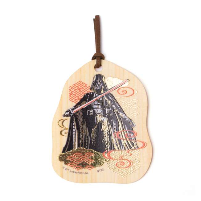 Marcapáginas de madera de Darth Vader