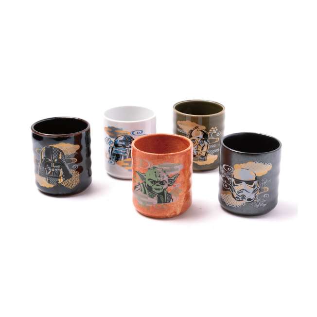Set de 5 tazas pequeñas de Star Wars
