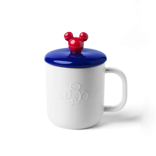 Taza con tapa de Mickey Mouse