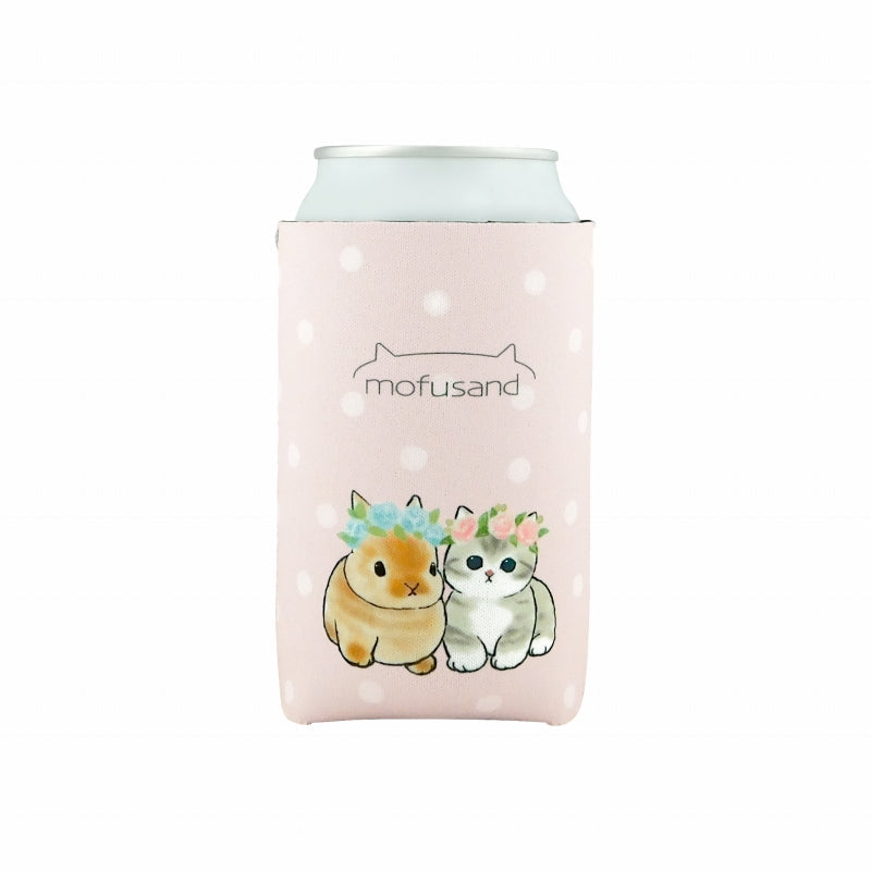 Funda para lata Mofusand: conejo y gato