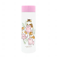 Botella térmica Mofusand de cerdito y gato, 150 ml