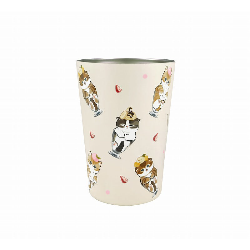 Vaso térmico 2 en 1 Mofusand M: parfait de gatos