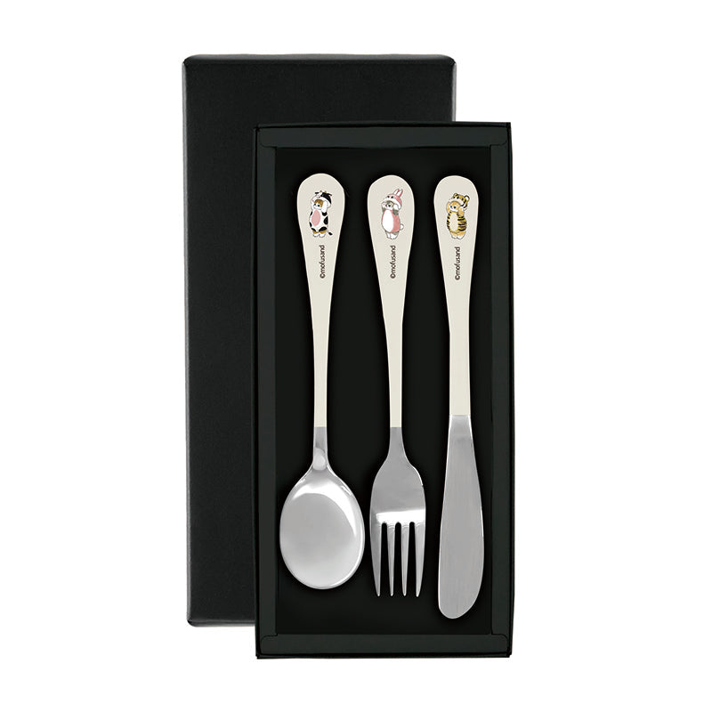 Set de cubiertos Mofusand en caja de regalo