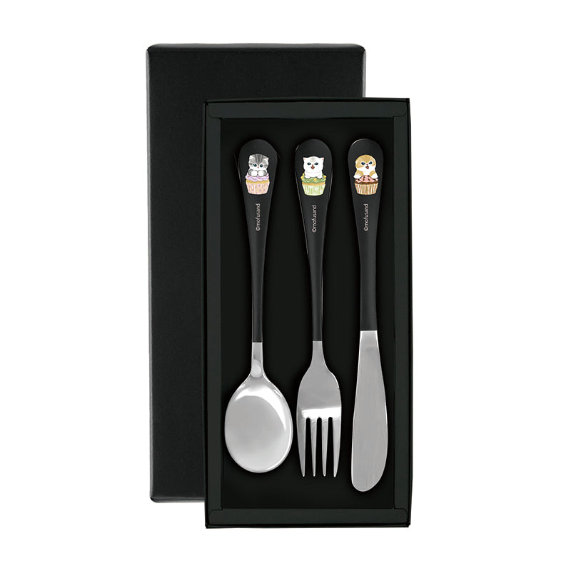 Mofusand: set de cubiertos Gatito Cupcake