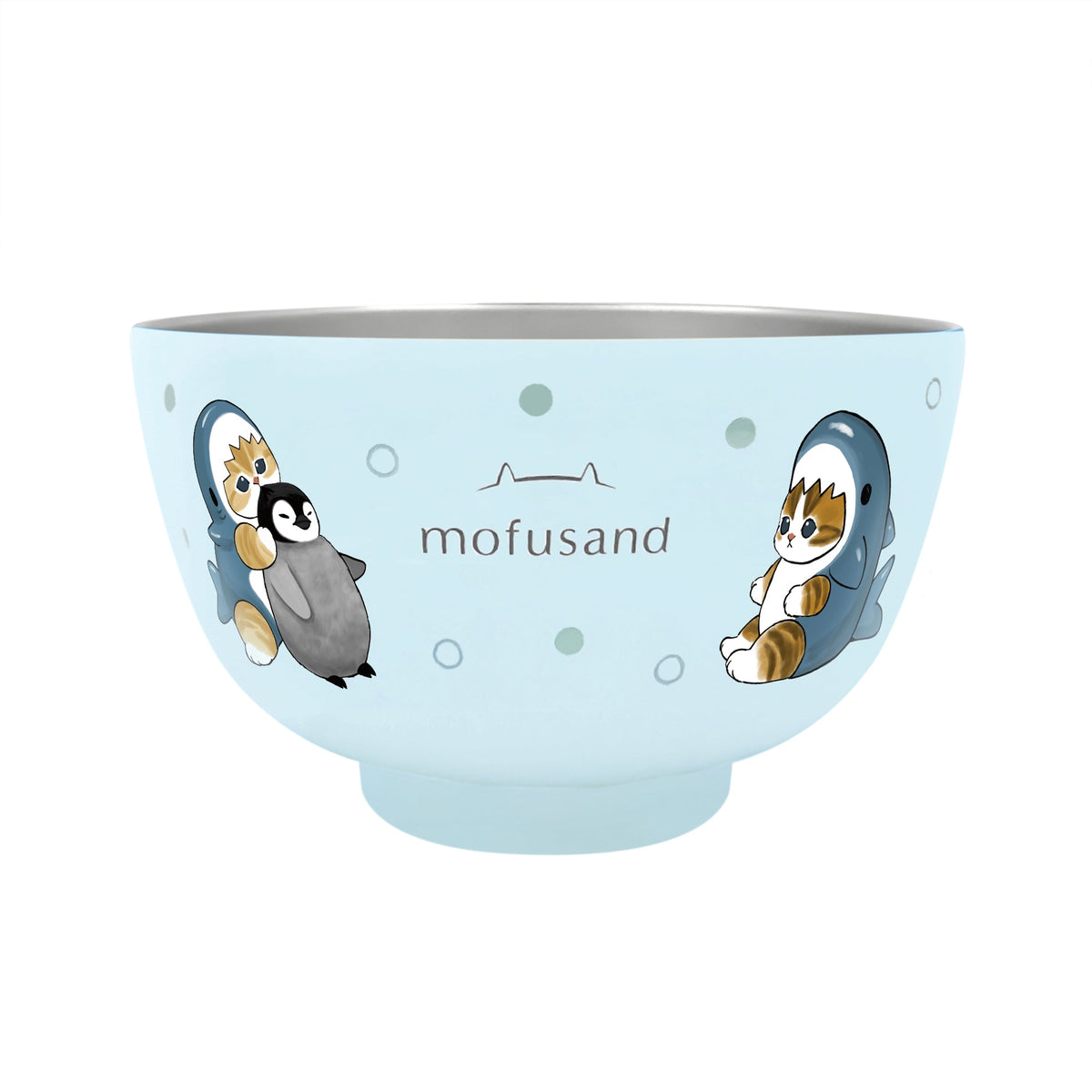 Tazón térmico Mofusand 450 ml: gato tiburón