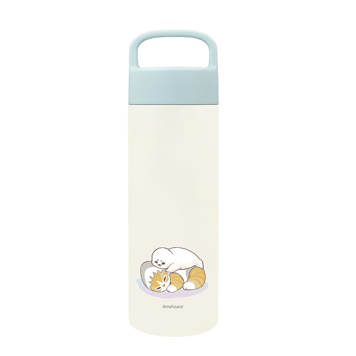 Botella de acero inoxidable con asa Mofusand 500 ml