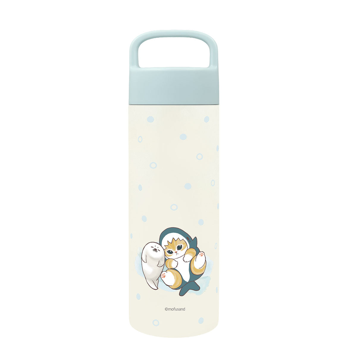 Botella de acero inoxidable Mofusand 500 ml con asa