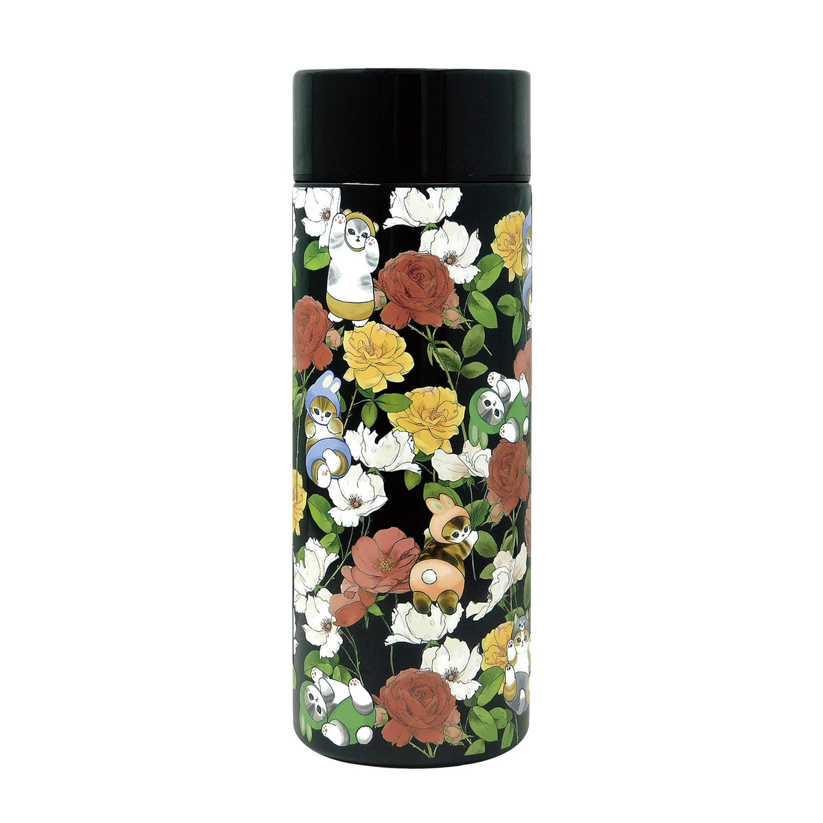 Botella mofusand de acero inoxidable 300 ml - Rosas