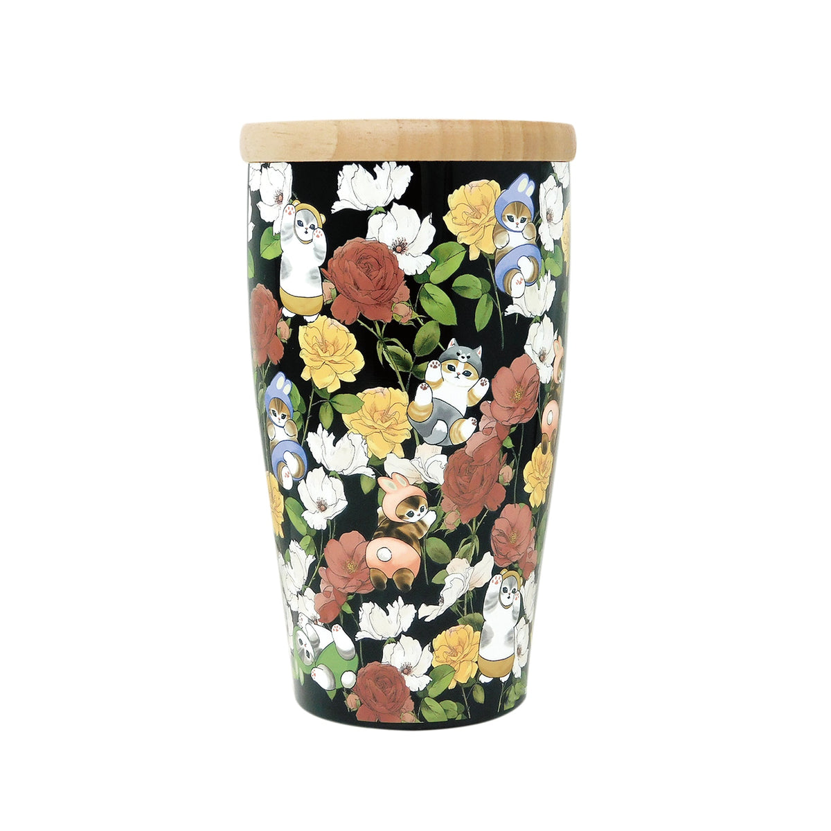 Vaso térmico mofusand con tapa de madera, 350 ml