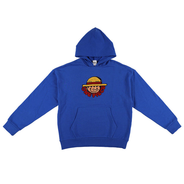 Polerón One Piece con bordado de Luffy, talla L