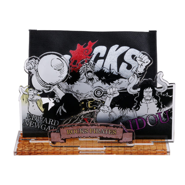 Figura acrílica de One Piece: Rocks, Newgate y Kaido