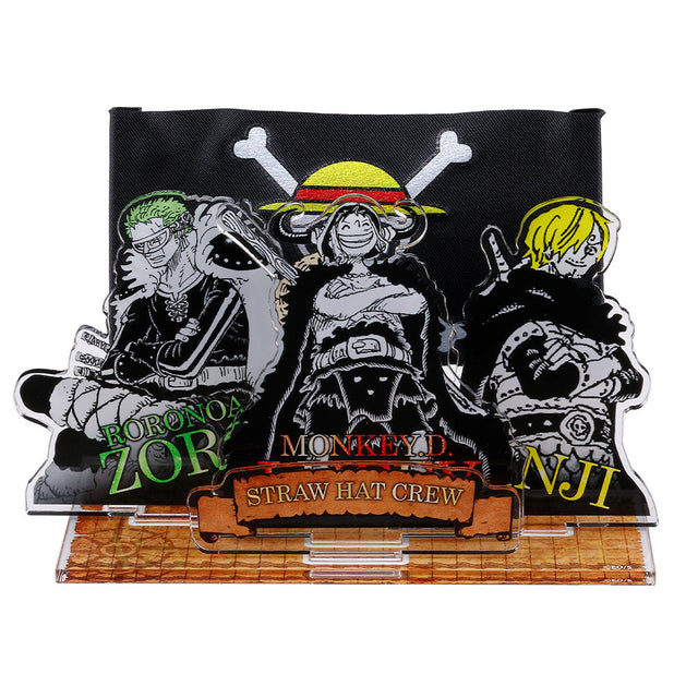 Figura acrílica One Piece: Luffy, Zoro y Sanji