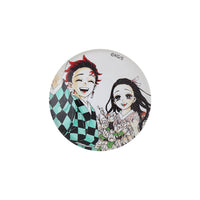 Imán de vidrio Demon Slayer: Tanjiro y Nezuko
