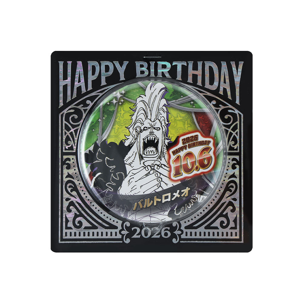 Pin de cumpleaños de Bartolomeo - One Piece