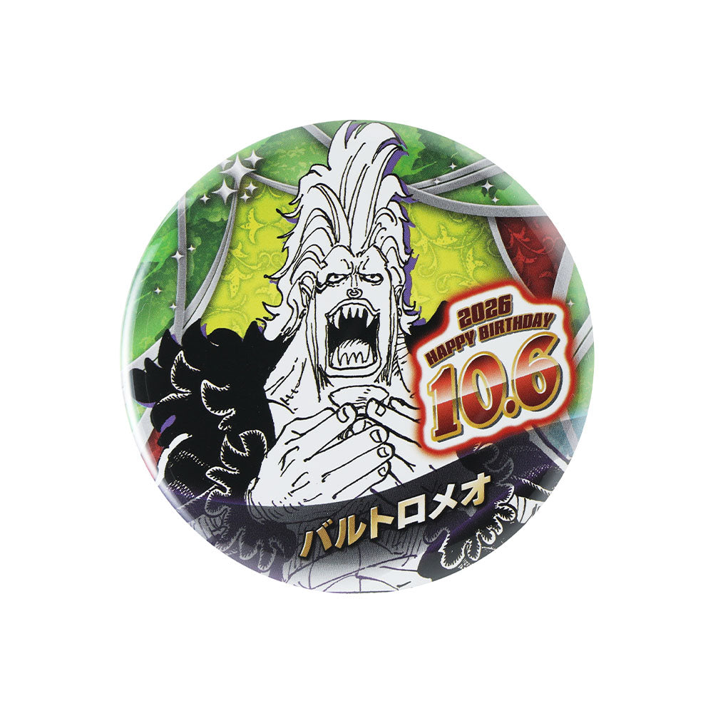 Pin de cumpleaños de Bartolomeo - One Piece