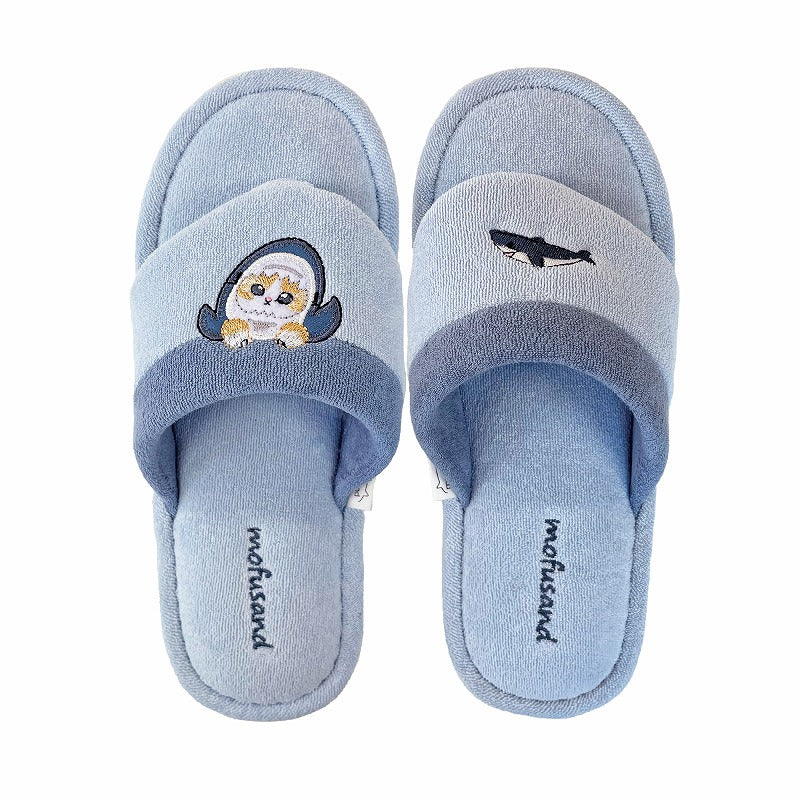 Pantuflas tipo hawaianas mofusand azules