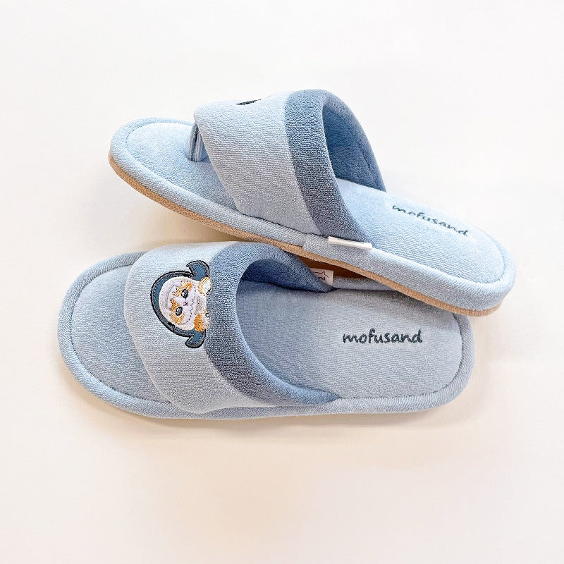 Pantuflas tipo hawaianas mofusand azules