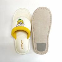 Pantuflas tipo hawaianas Mofusand amarillas