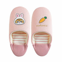 Pantuflas tipo babucha pastel mofusand rosadas