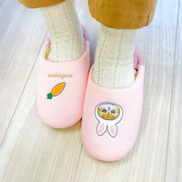 Pantuflas tipo babucha pastel mofusand rosadas
