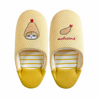 Mofusand: pantuflas babucha pastel amarillas