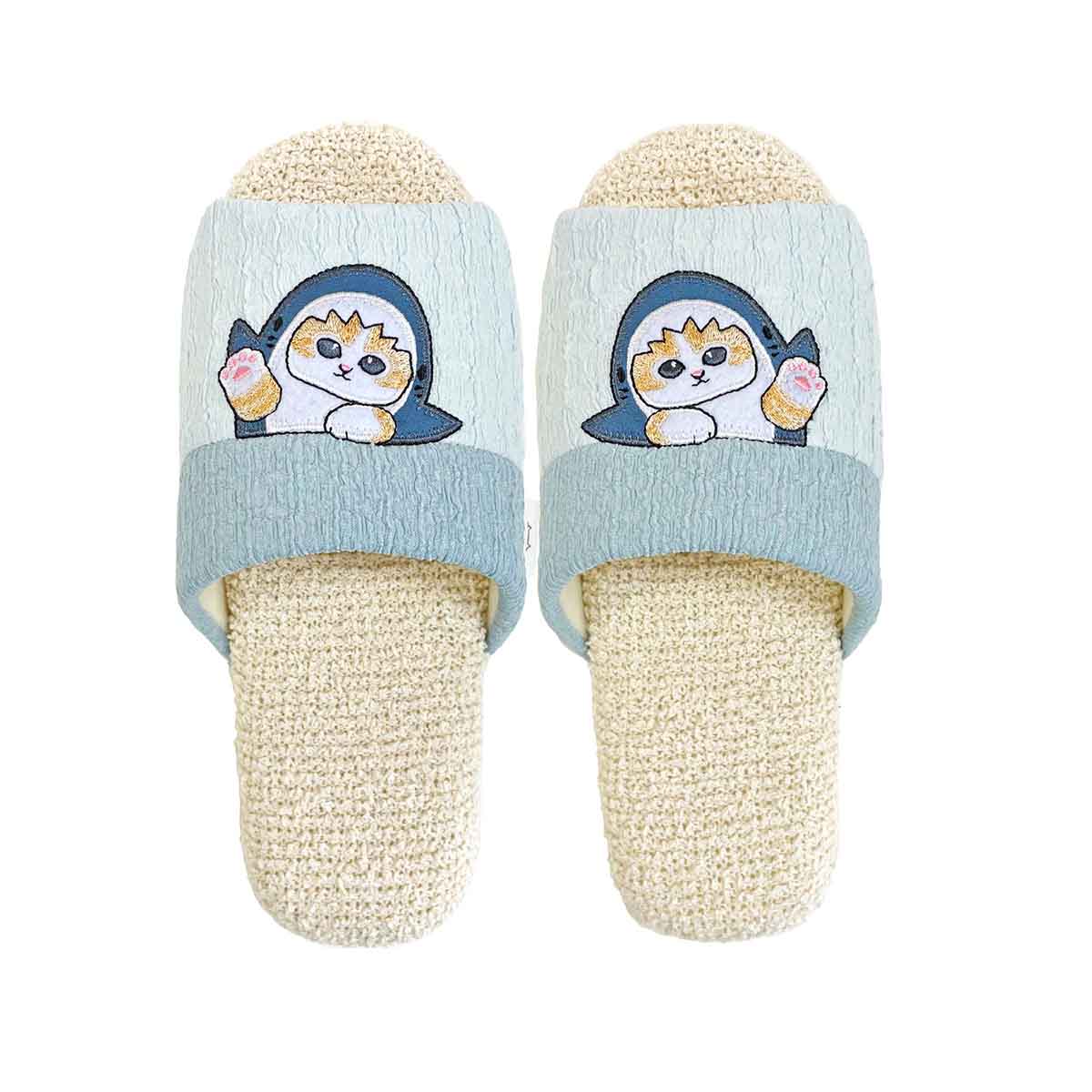 Pantuflas suaves mofusand azules