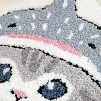 Mofusand: mini alfombra azul