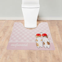 Alfombra de baño mofusand con gato y cerezas