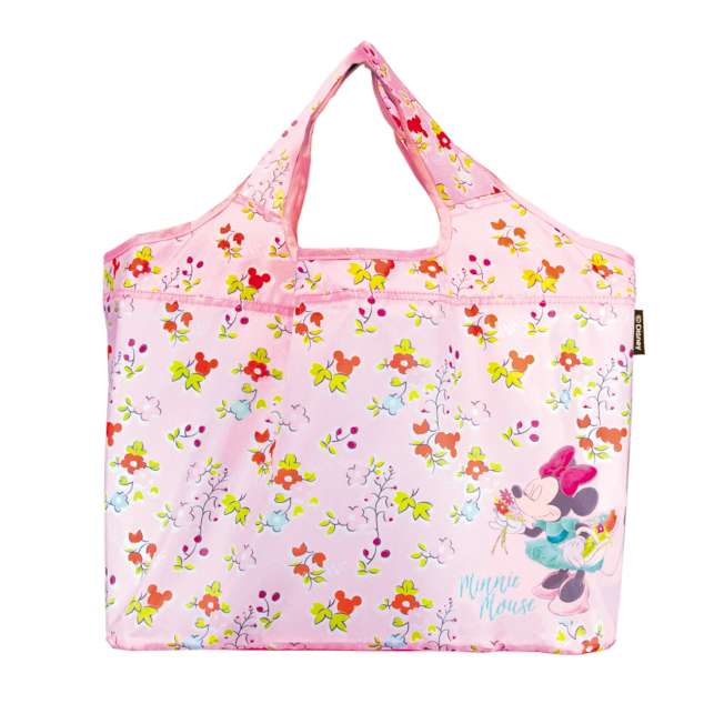 Bolso para compras con flores y Minnie Mouse