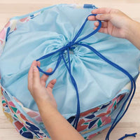 Bolso para canasto de compras Alice y vidrio marino