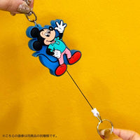 Llavero retráctil de goma de Minnie Mouse