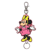 Llavero retráctil de goma de Minnie Mouse