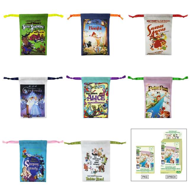 Set de 8 bolsitas mini con pósteres de Disney
