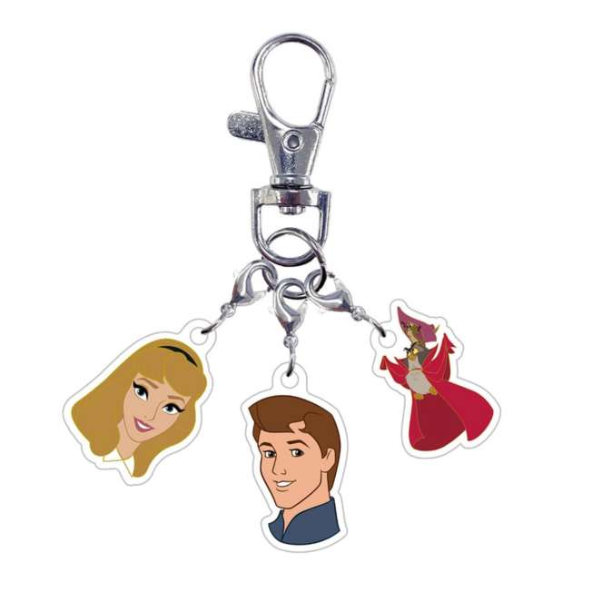Set de 8 llaveros acrílicos Disney Princess