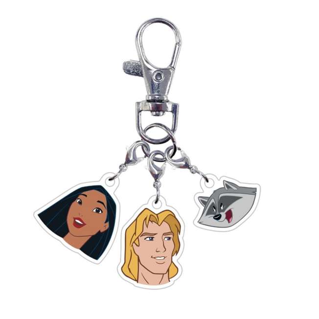 Set de 8 llaveros acrílicos Disney Princess