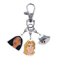 Set de 8 llaveros acrílicos Disney Princess