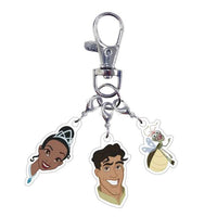 Set de 8 llaveros acrílicos Disney Princess