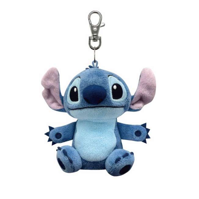 Llavero retráctil de peluche Stitch