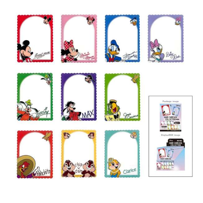 Set de 10 estuches rígidos para tarjetas Disney