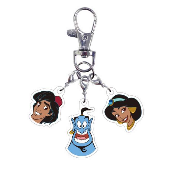 Set de 8 llaveros acrílicos trío de Disney