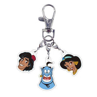 Set de 8 llaveros acrílicos trío de Disney