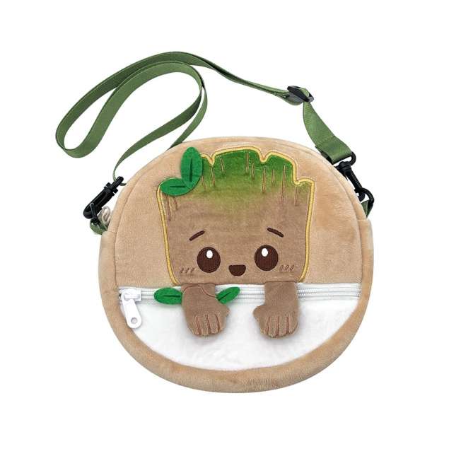 Bolso bandolera de peluche Baby Groot
